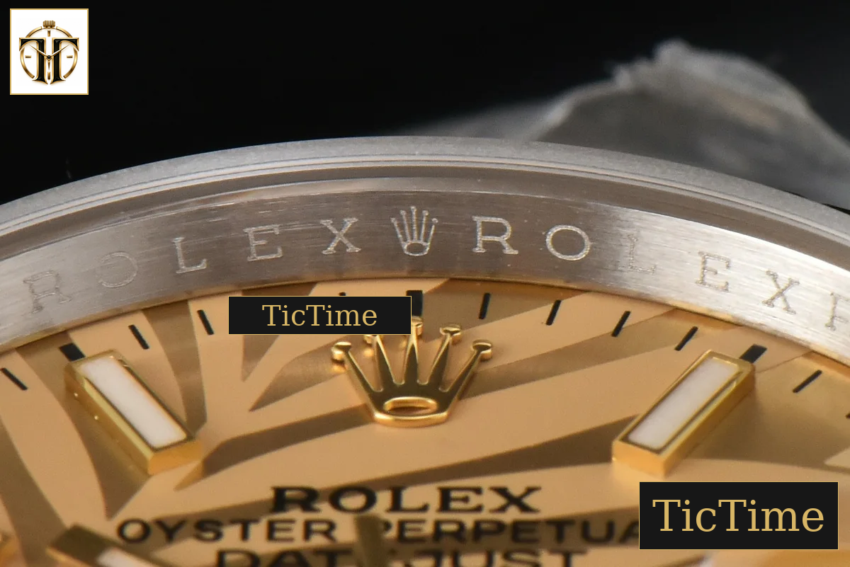 DateJust 36mm BPF YG/SS YG Palm Dial Oyster Bracelet A2824 — foto 13