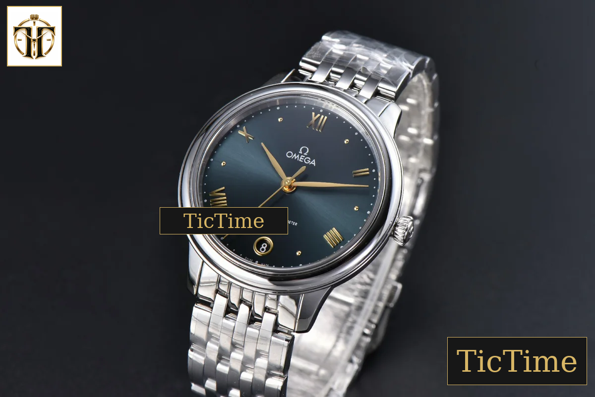De Ville Prestige Ladies 34mm VSF Green Dial Bracelet A8800 — foto 4