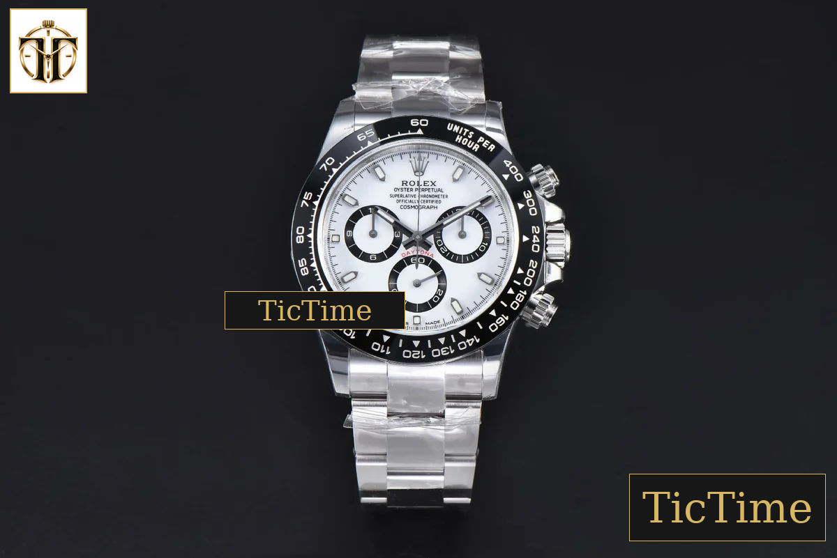 Daytona Panda 904L 116500 40mm VSF White Dial SS Braclet Mod A4130 — foto 2