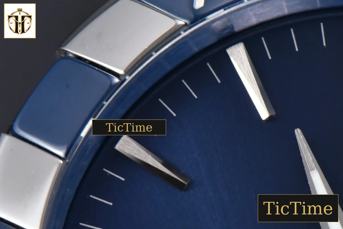 Constellation 41mm VSF Blue Ceramic Blue Dial Blue Gummy Strap A8900 — foto 6