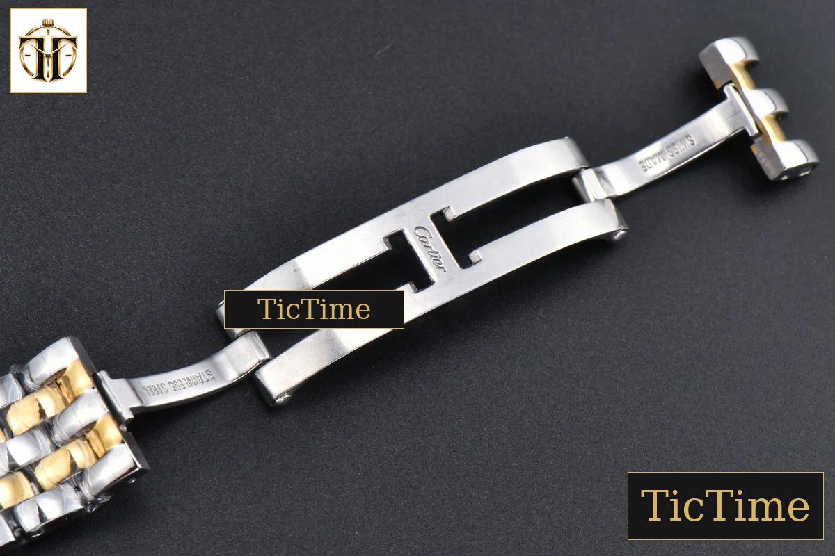 Panthère 27mm AF SS/YG Diamond Bezel White Dial SS/YG Bracelet Ronda Quartz — foto 28