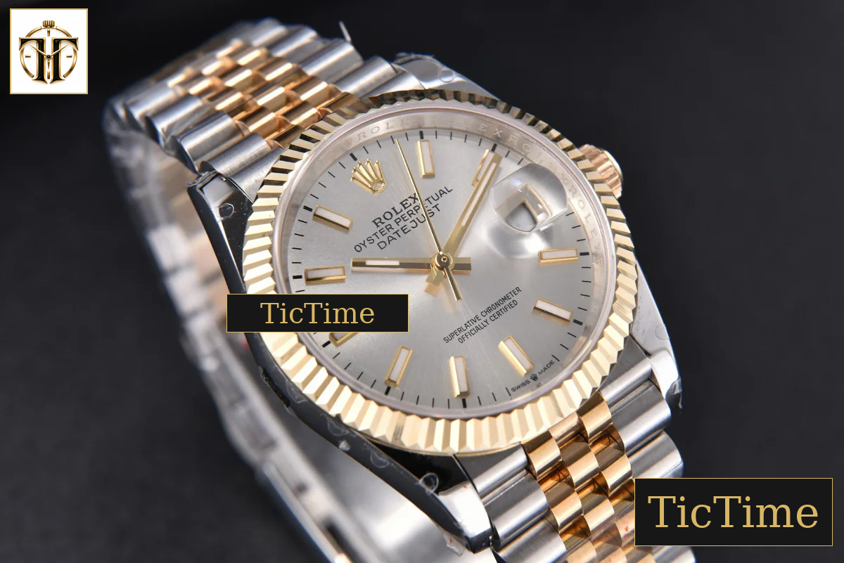 DateJust 36mm GMF YG/SS Silver Dial Jubilee Bracelet VR3235 — foto 10