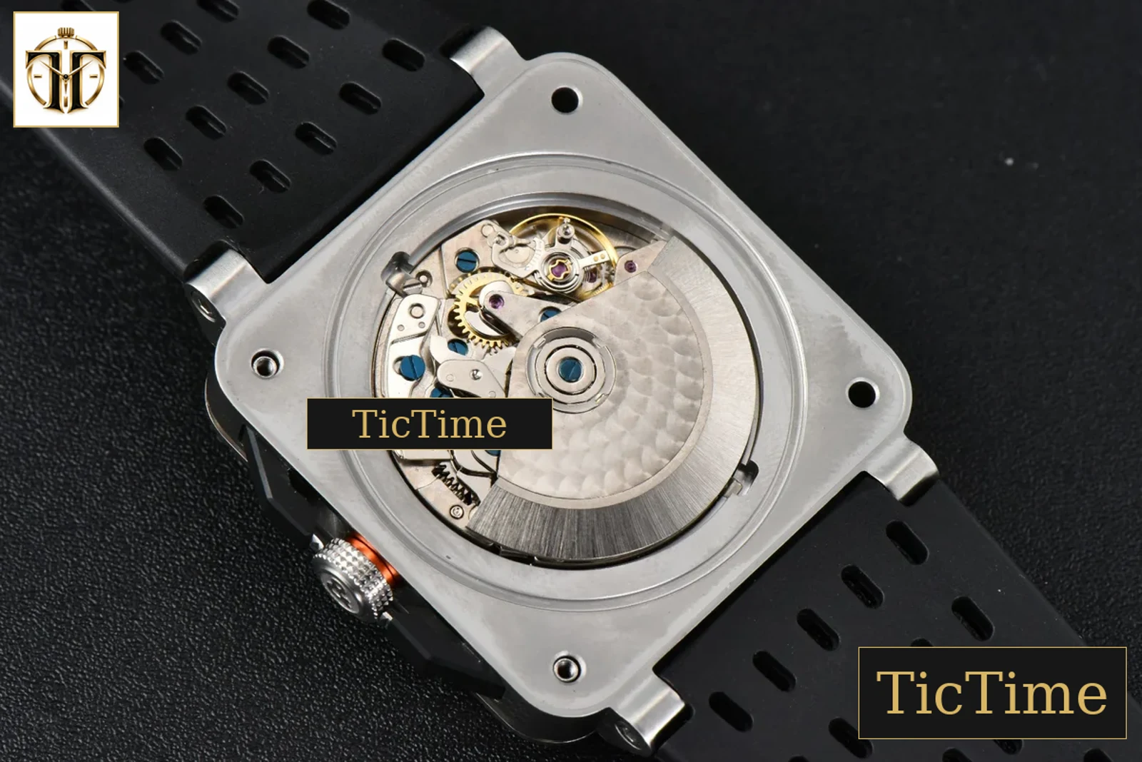 Vintage 03-94 Chronograph 42mm BRF Stainless steel Black Rubber Strap — foto 19
