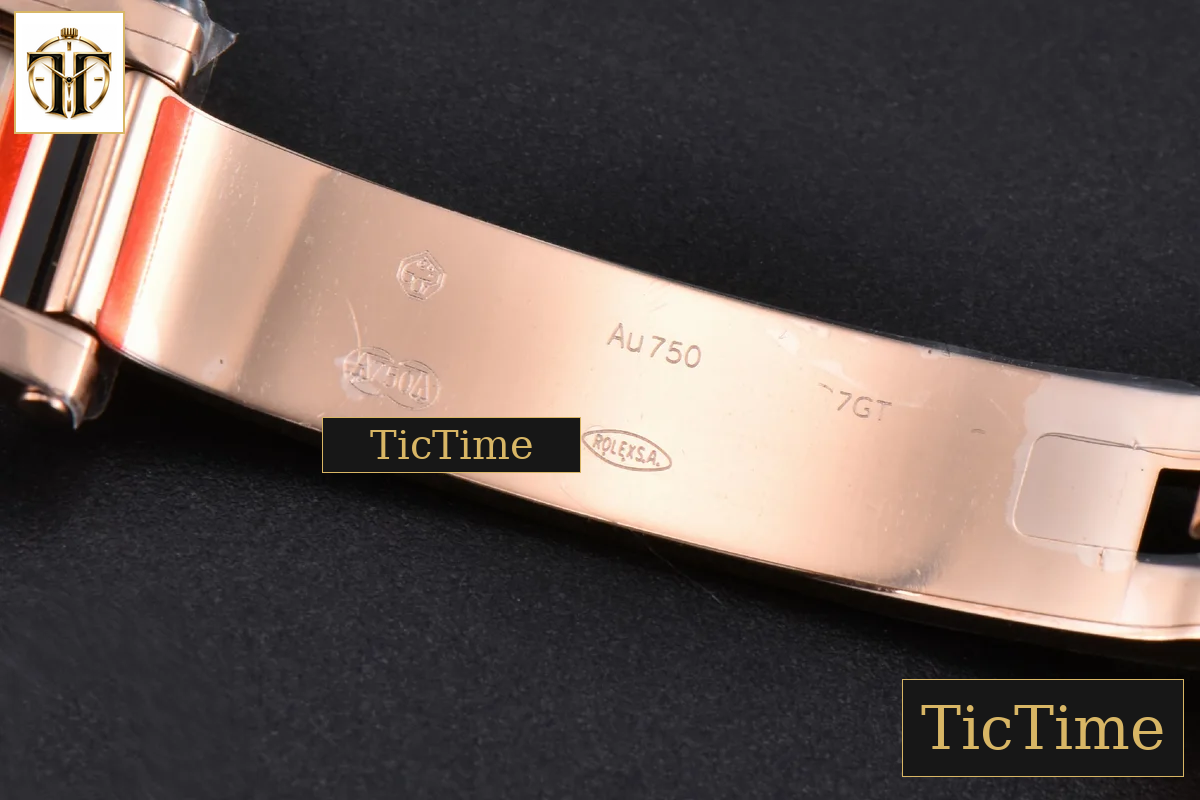 DayDate Tungsten 40mm GMF RG Sinople Dial Diamond Marker President Bracelet 165g VR3255 — foto 40