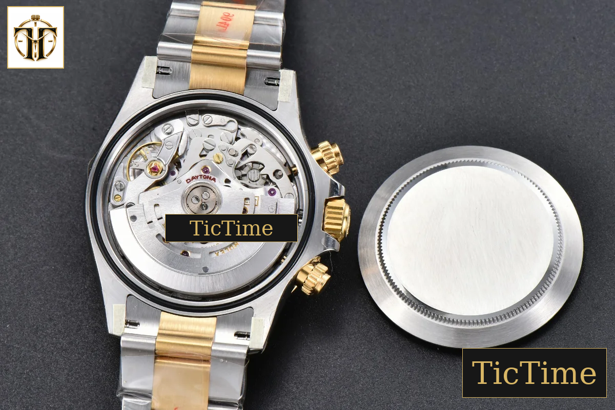 Daytona 116523 40mm Clean Factory YG/SS White Dial Black Subdials Numeral Marker YG/SS Bracelet A4130 — foto 22