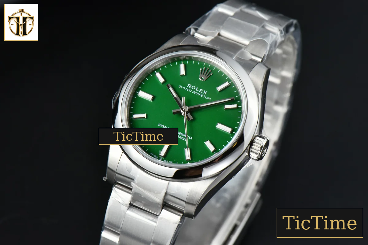 Oyster Perpetual 277200 31mm EWF Green Dial SS Bracelet A3230 — foto 4