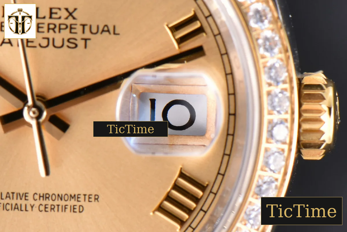 DateJust 36mm EWF SS/YG YG Dial Diamond Roma Marker Diamond Bezel Oyster Bracelet A3235 — foto 10