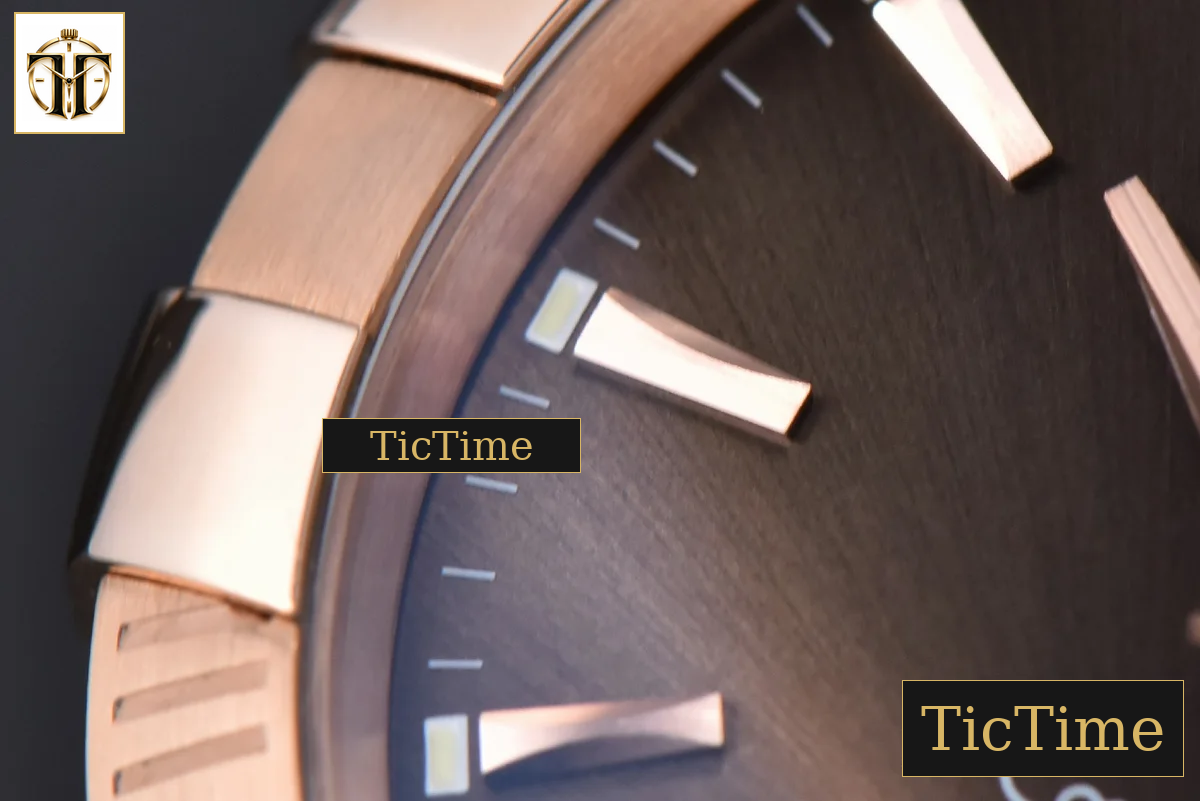 Constellation 38mm VSF SS/RG Brown Dial Stick Markers SS/RG Bracelet A8500 — foto 7