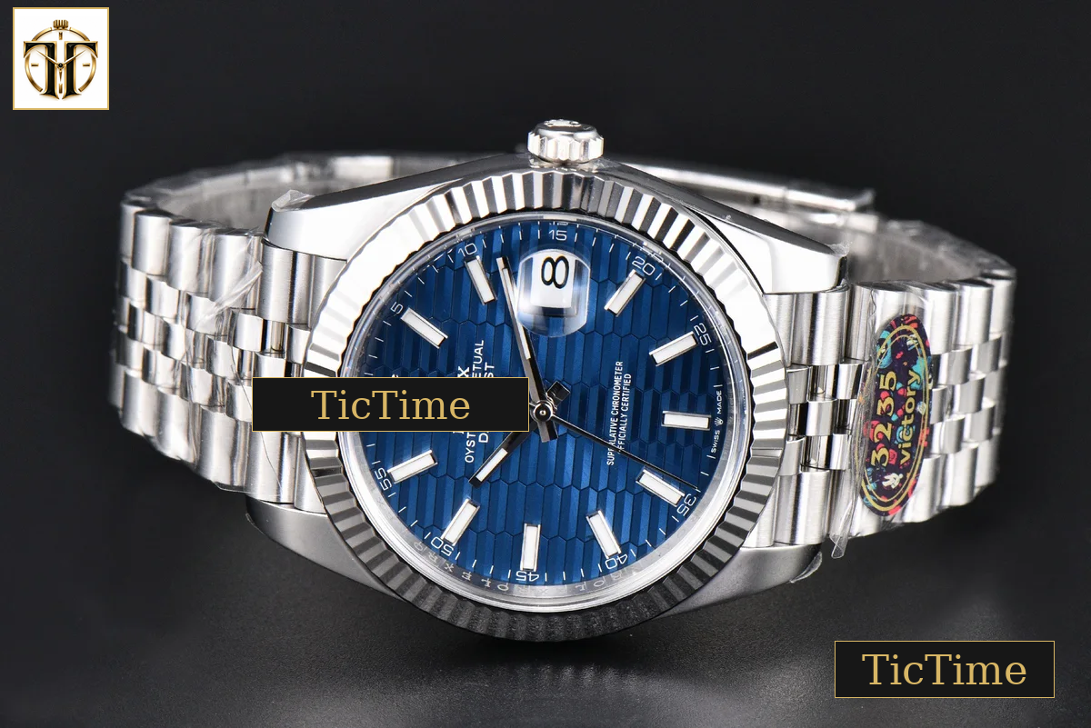 DateJust 126334 41mm VF Blue Motif Dial Jubilee Bracelet DD3235 — foto 13