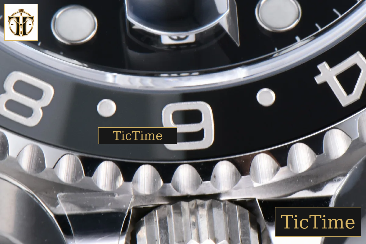 GMT Master II GRNR 904L 126710 40mm Clean Factory Black/Gray Bezel Black Dial Osyter Bracelet DD3285 — foto 16