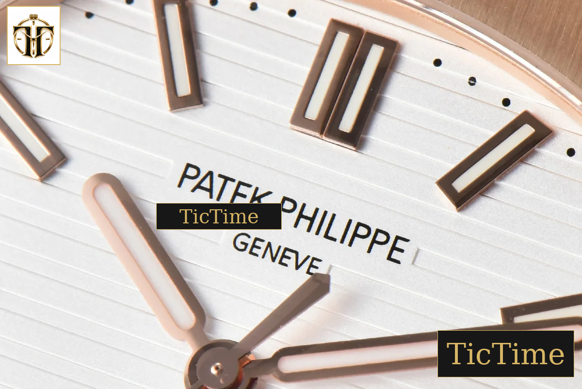 Nautilus 5711R 40mm PPF RG White Dial Brown Rubber Strap V5 A324SC — foto 5