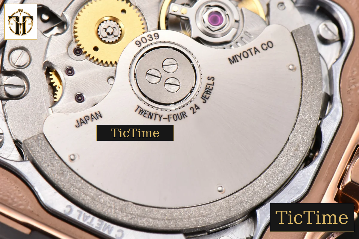 Santos de Cartier Medium 35mm BVF RG Diamond Bezel White Dial RG Bracelet Miyota 9039 — foto 24