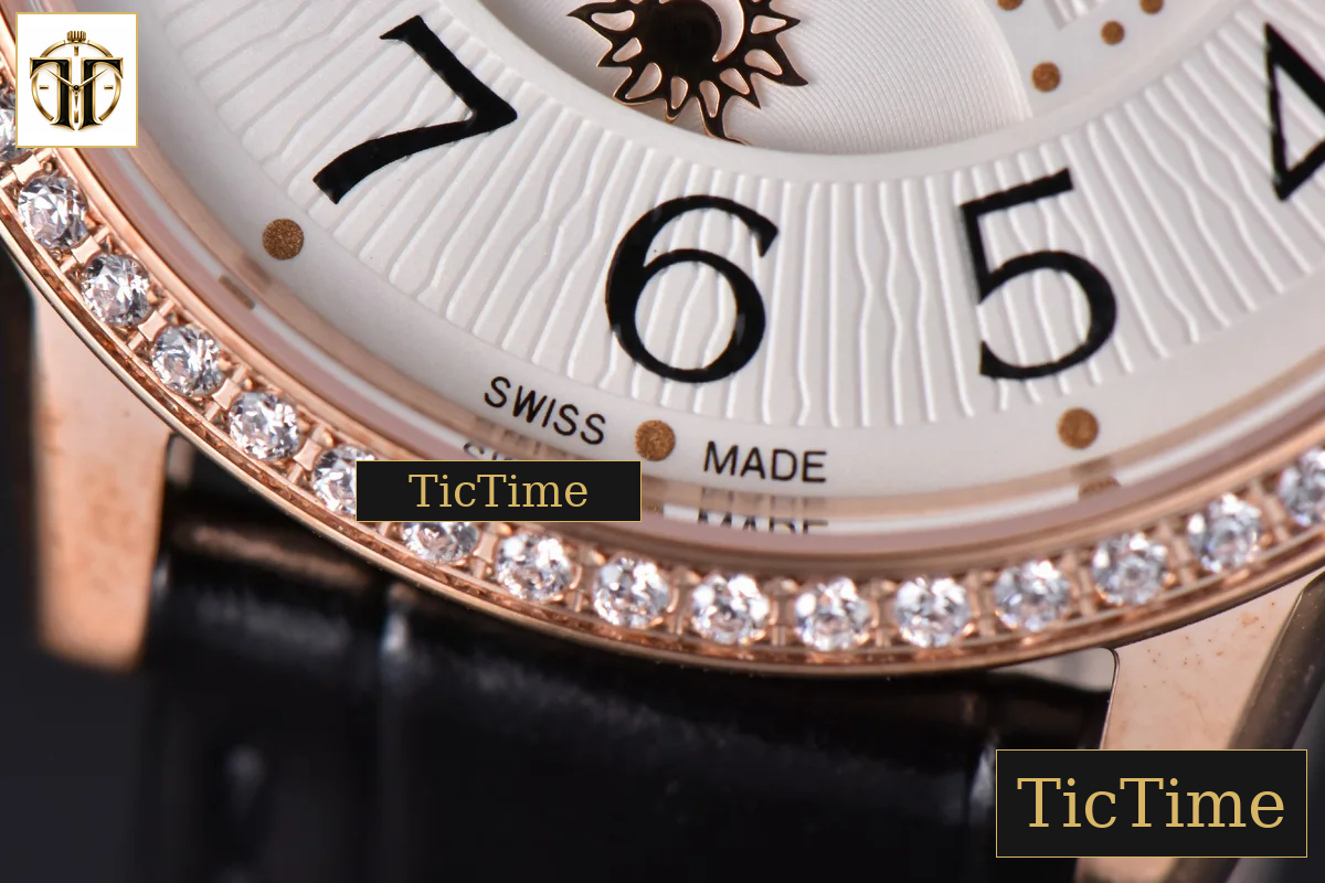 Rendez-vous Night Day 37mm ZF RG Diamond White Dial Brown Leather Strap MY9015 — foto 7