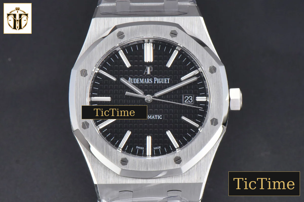 Royal Oak 15400 41mm ORF Black Textured Dial SS Bracelet A3120 — foto 2