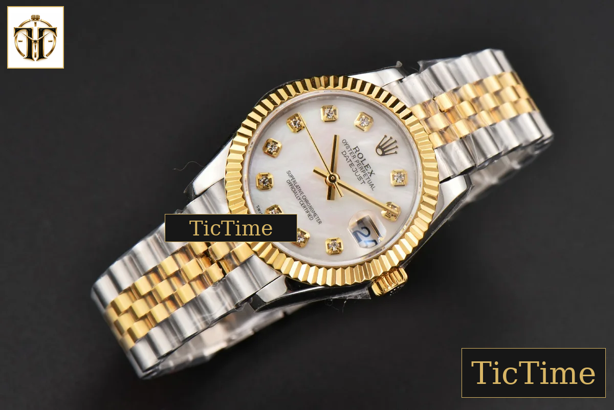 DateJust Ladies 904L 31mm WF YG/SS MOP Dial Jubilee Bracelet A2671 — foto 15