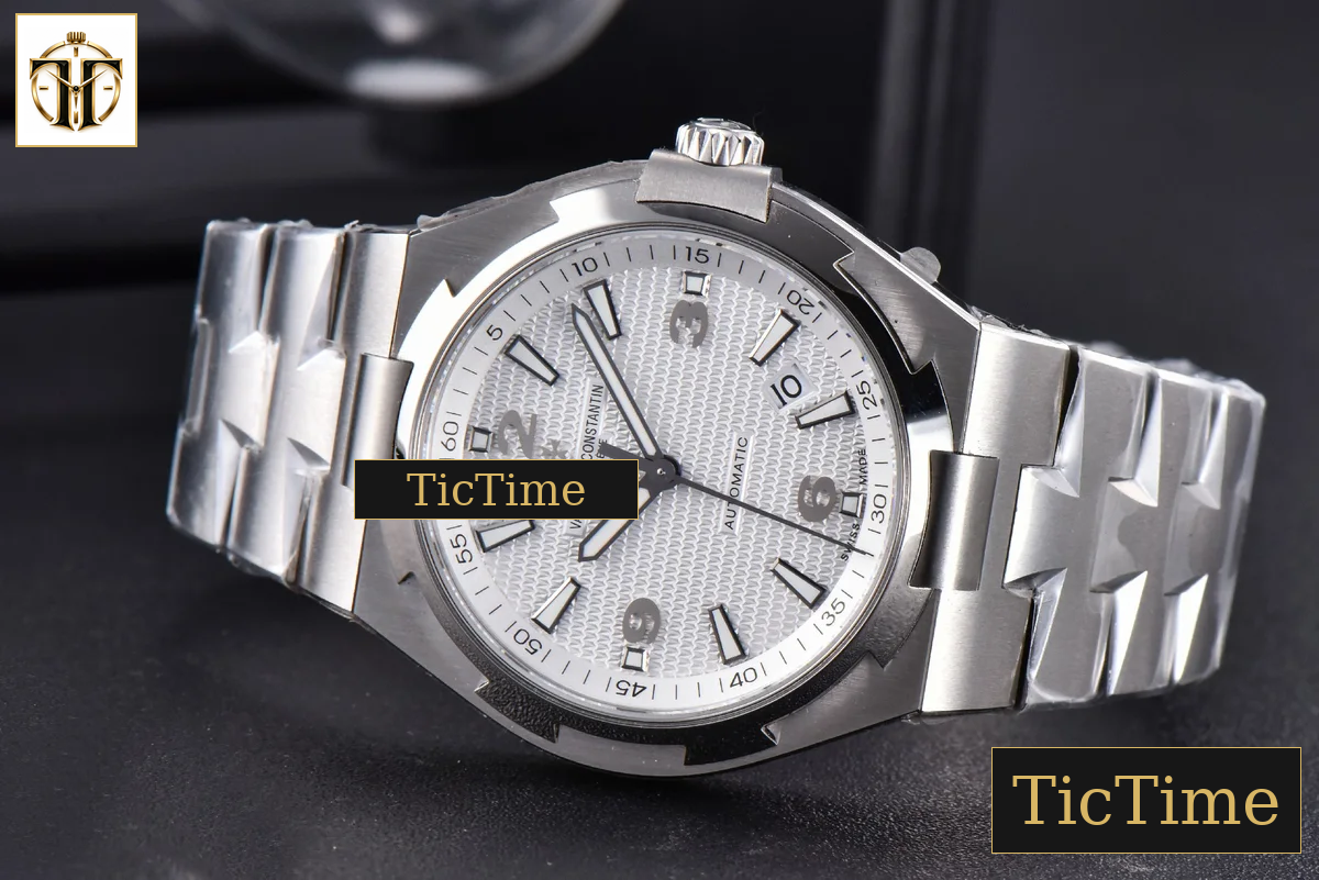 Overseas 47040 42mm MKF White Textured Dial SS Bracelet 9015 — foto 16