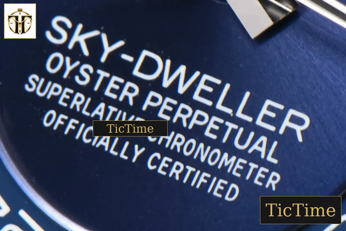 Sky-Dweller 904L 326934 42mm ZF Blue Dial SS Bracelet A2824 — foto 8