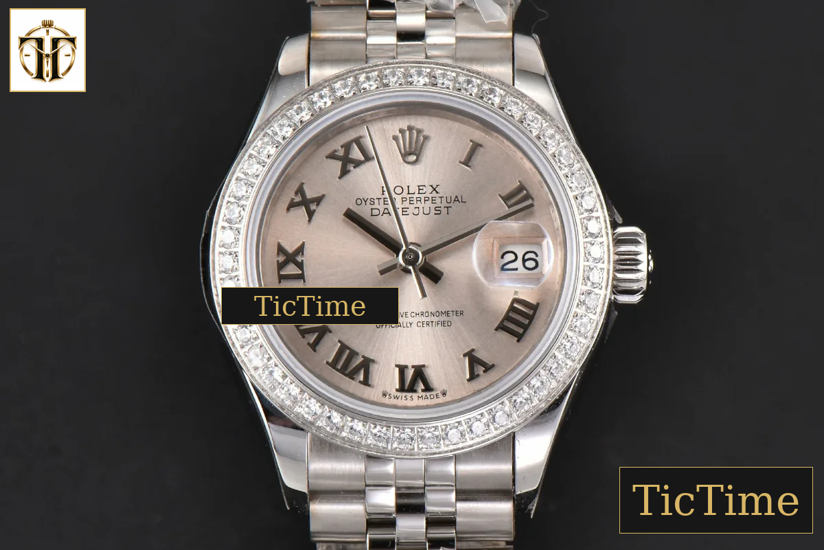 DateJust Ladies 28mm WF Diamond Silver Dial Roma Marker Jubilee Bracelet A2236 — foto 2