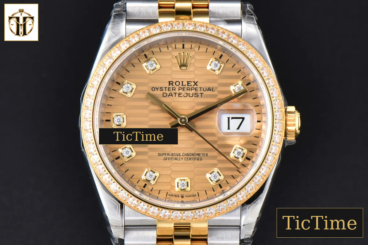 DateJust 126233 36mm VSF YG/SS Diamond YG Motif Dial Diamond Marker Jubilee Bracelet VS3235 — foto 2