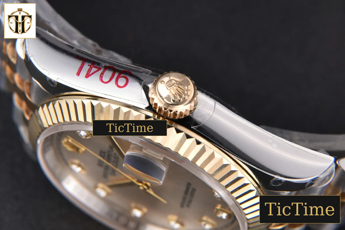 DateJust 904L 36mm GMF YG/SS Fluted Bezel Silver Dial Diamond Marker Jubilee Bracelet VR3235 — foto 15