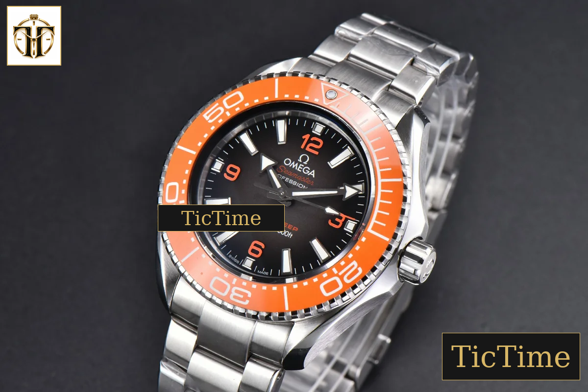 Seamaster Ultra Deep 6000M 45.5mm VSF Brown Dial Orange Bezel SS Bracelet A8912 — foto 5