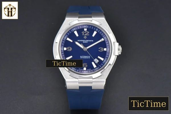 Foto frontal — Overseas 47040 42mm PPF Blue Dial Blue Rubber Strap A1226