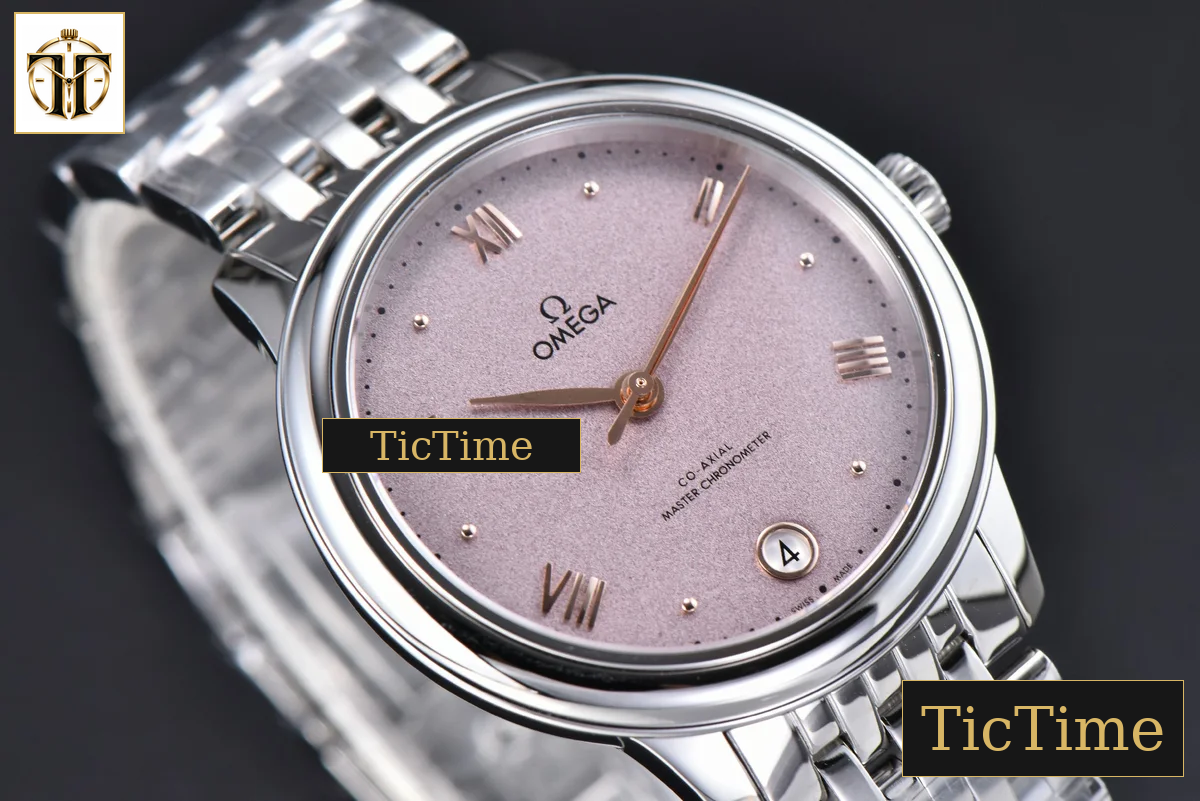 De Ville Ladies Prestige 34mm VSF Pink Dial SS Bracelet A8800 — foto 9