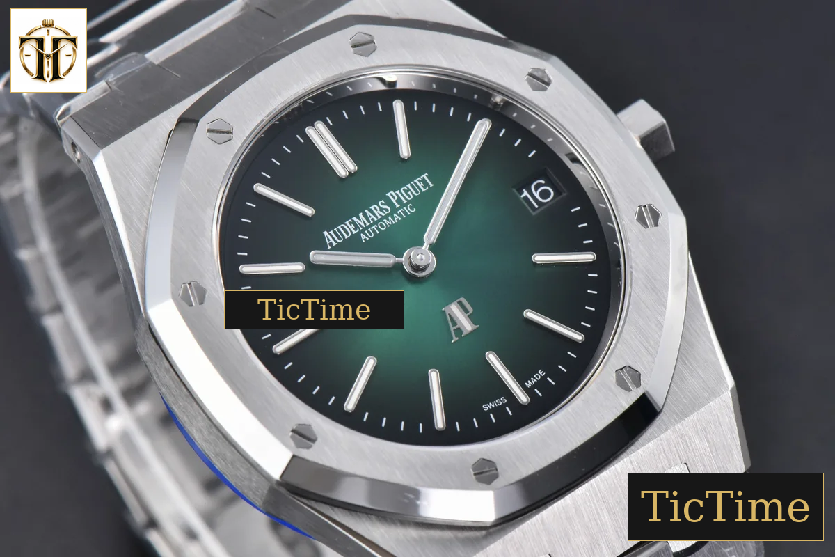 Royal Oak “50th Anniversary” 16202 39mm ZF Green Gradient Dial SS Bracelet A7121 — foto 13