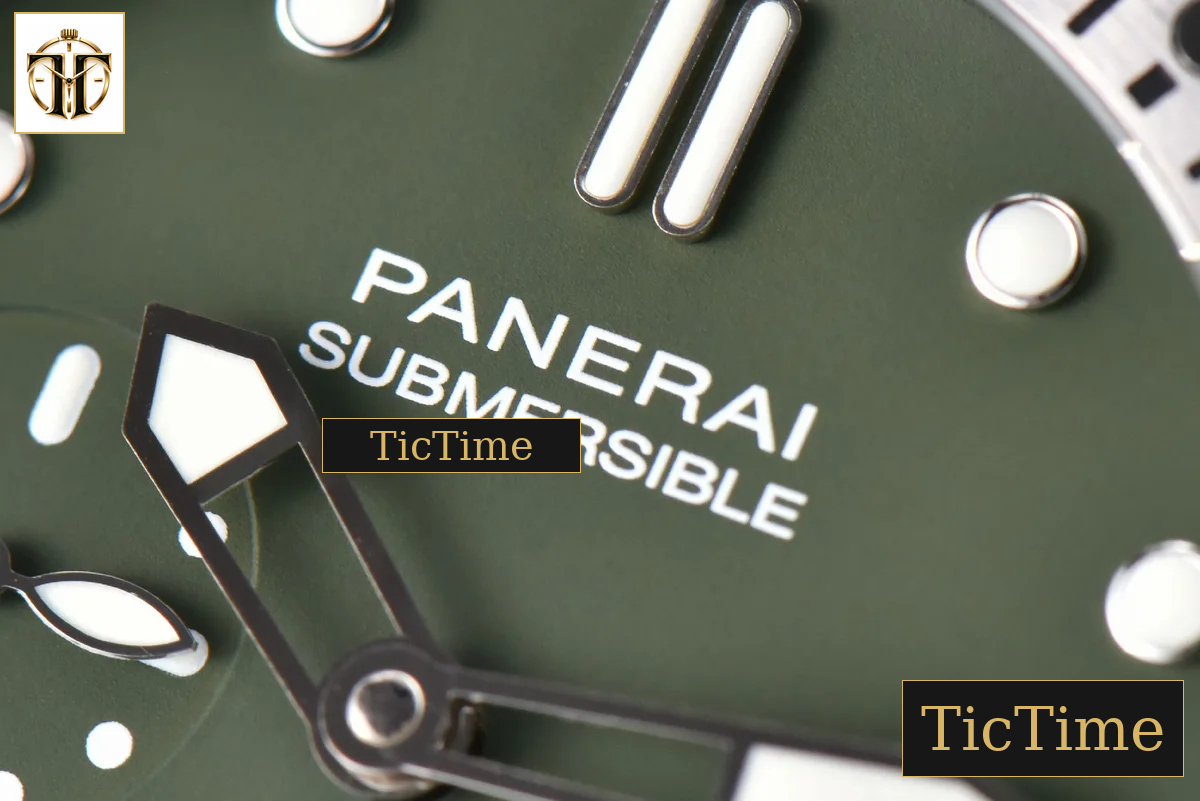 Luminor Submersible PAM1055 42mm VSF Green Rubber Strap P.900 — foto 7