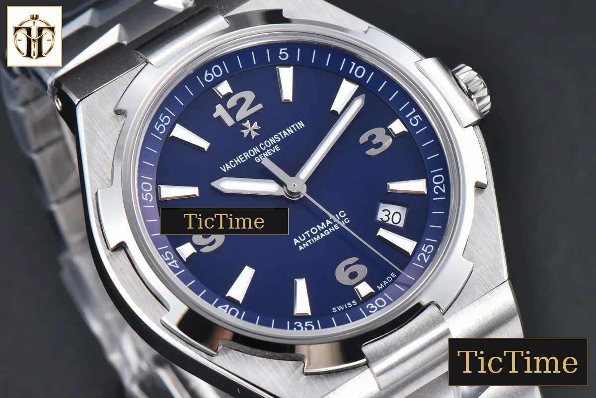 Overseas 47040 42mm PPF Blue Dial SS Bracelet A1226 — foto 13