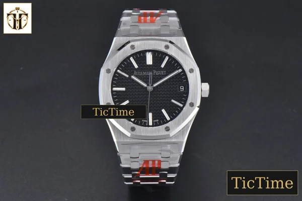Foto frontal — Royal Oak “50th Anniversary” 15510 41mm ORF SS Black Dial SS Bracelet SA4302