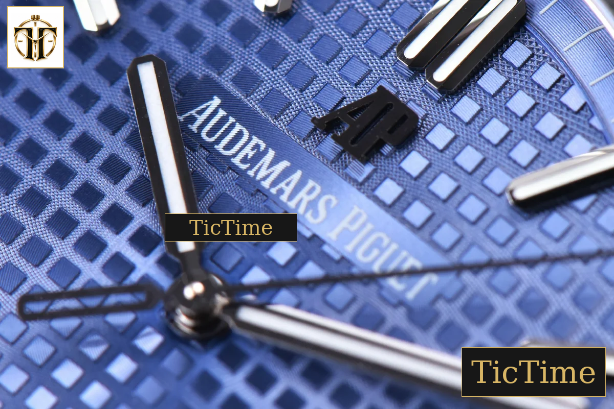 Royal Oak 15500 41mm OMF Blue Textured Dial SS Bracelet V2 Miyota 9015 — foto 6