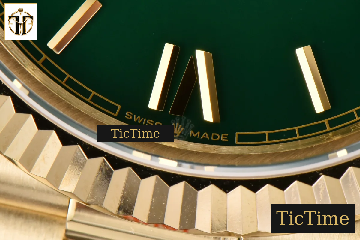 DayDate 904L 40mm GMF YG Green Dial YG Bracelet A2836 — foto 8