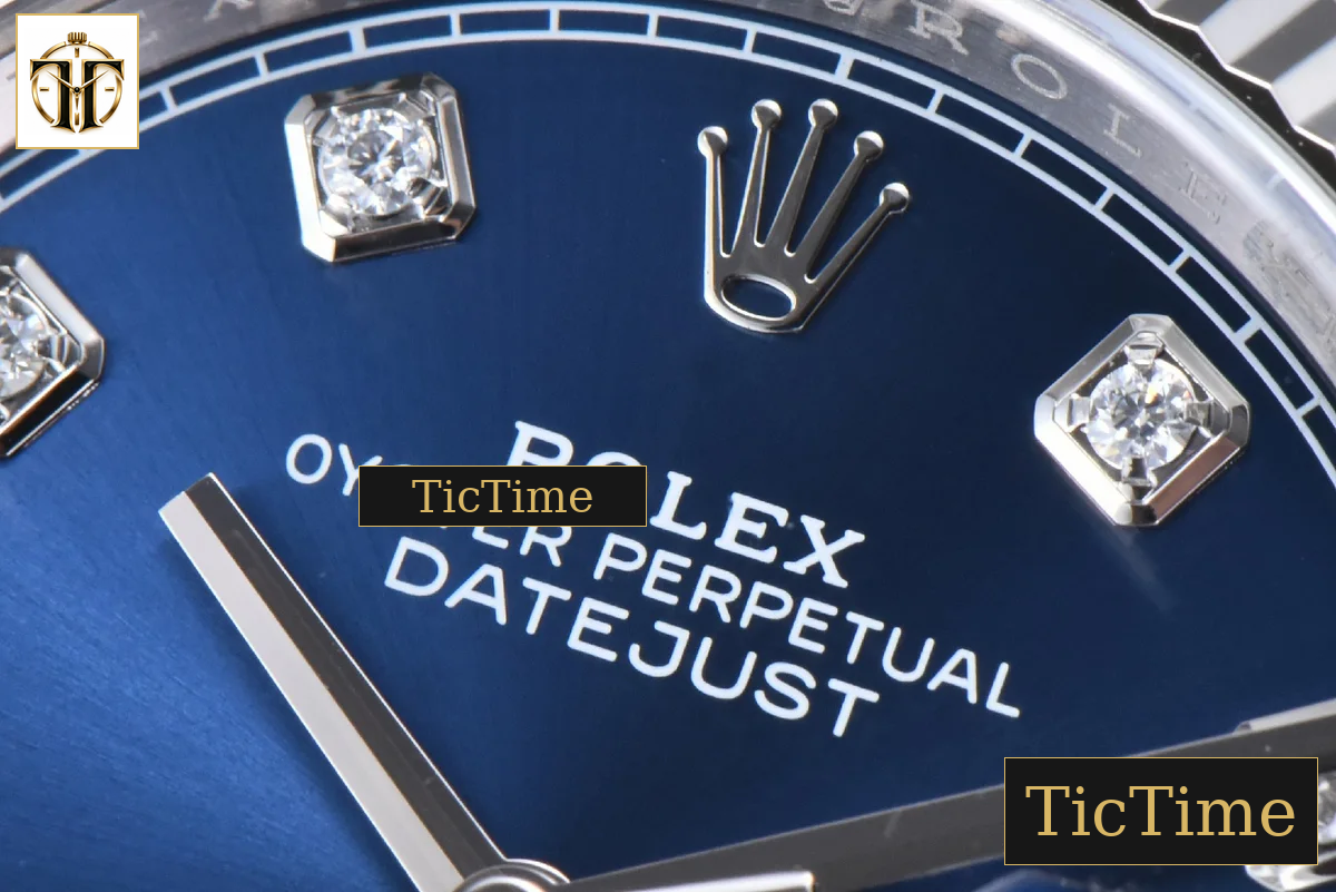 DateJust 126234 36mm Clean Factory Blue Dial Diamond Marker Jubilee Bracelet VR3235 — foto 14