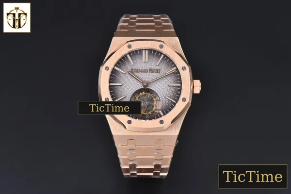 Foto frontal — Royal Oak Tourbillon 41mm R8F RG Gray Dial RG Bracelet Flying Tourb V2
