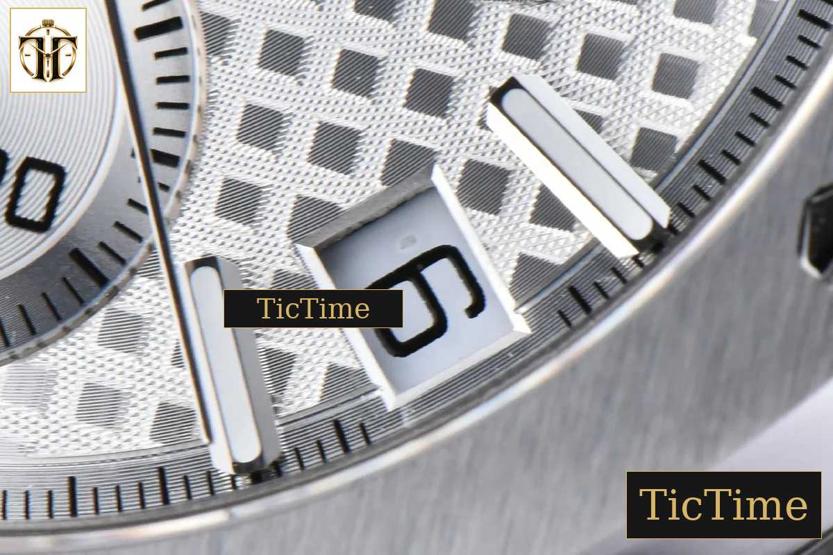 Royal Oak Chronograph 26240 41mm APSF Silver Checkered Silver Subdial SS Bracelet V1 SH4401 — foto 10
