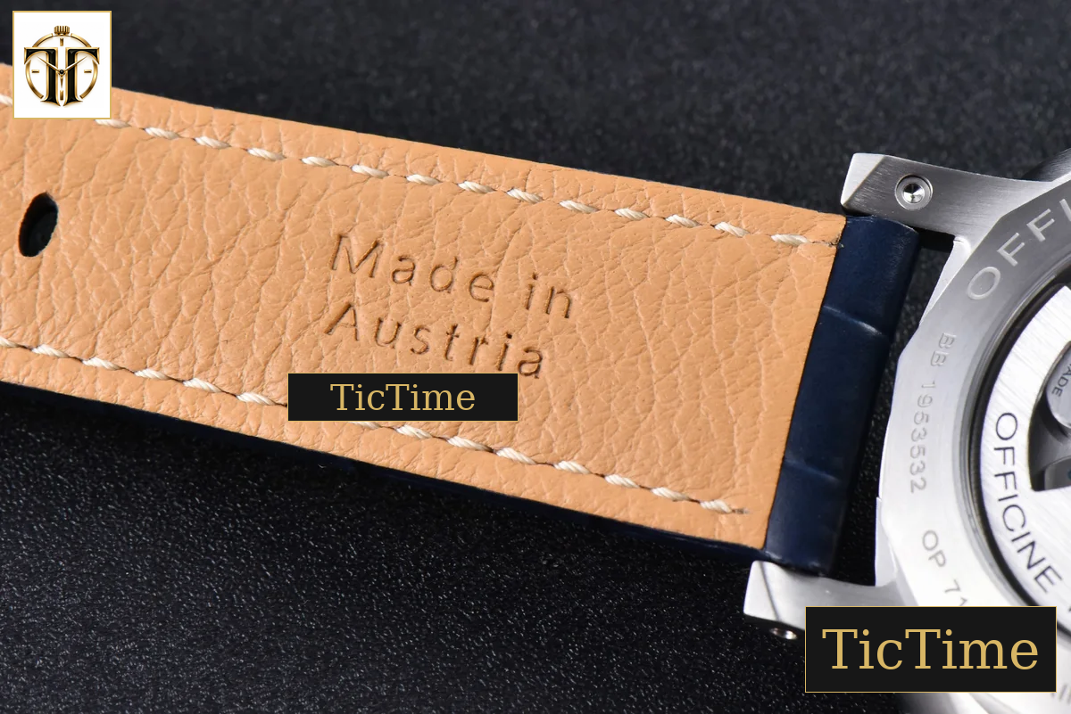 Luminor GMT PAM1033 44mm VSF Blue Dial Blue Leather Strap P9011 — foto 18