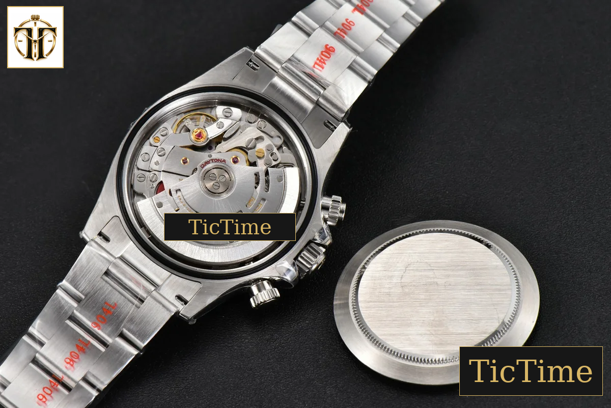 Daytona 116500 BTF Black Ceramic Black Dial SS Bracelet 4130 — foto 20