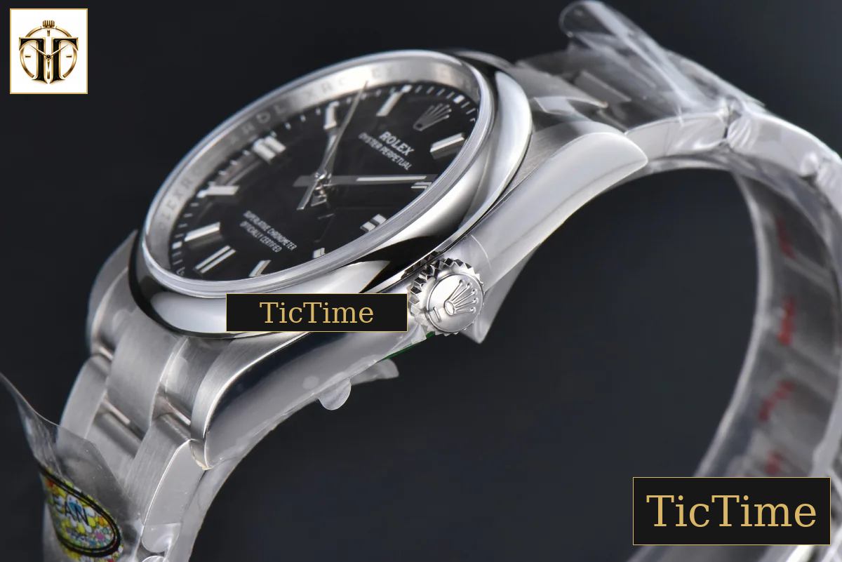 Oyster Perpetual 904L 126000 36mm Clean Factory Black Dial SS Bracelet VR3230 — foto 10