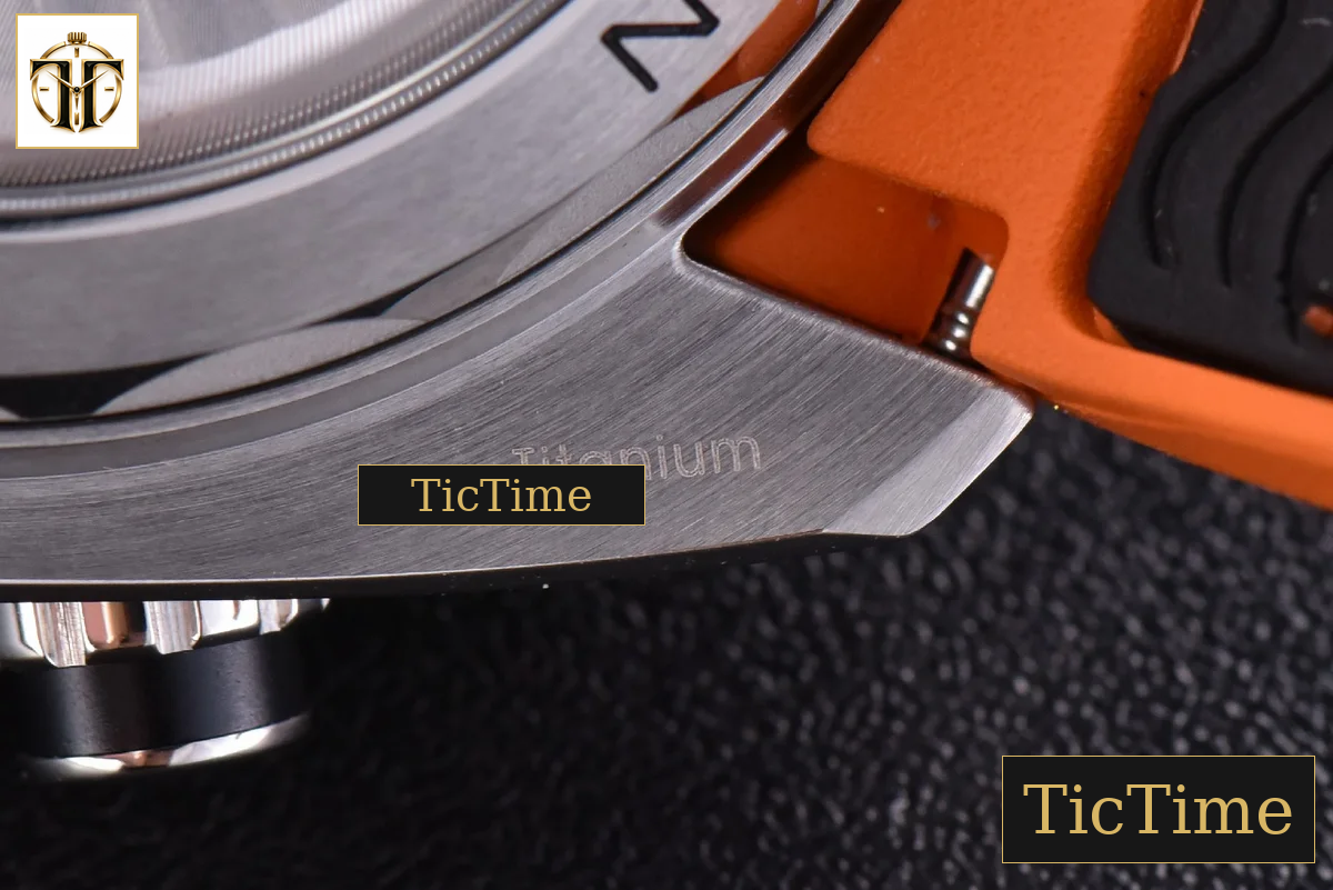 Planet Ocean Chrono 45.5mm OMF Gray Dial Orange/Black Rubber Strap A9900 — foto 29
