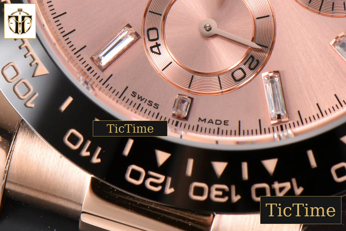 Daytona 116515 BTF RG Ceramic RG Dial RG Subdial Oysterflex Strap SA4130 — foto 9