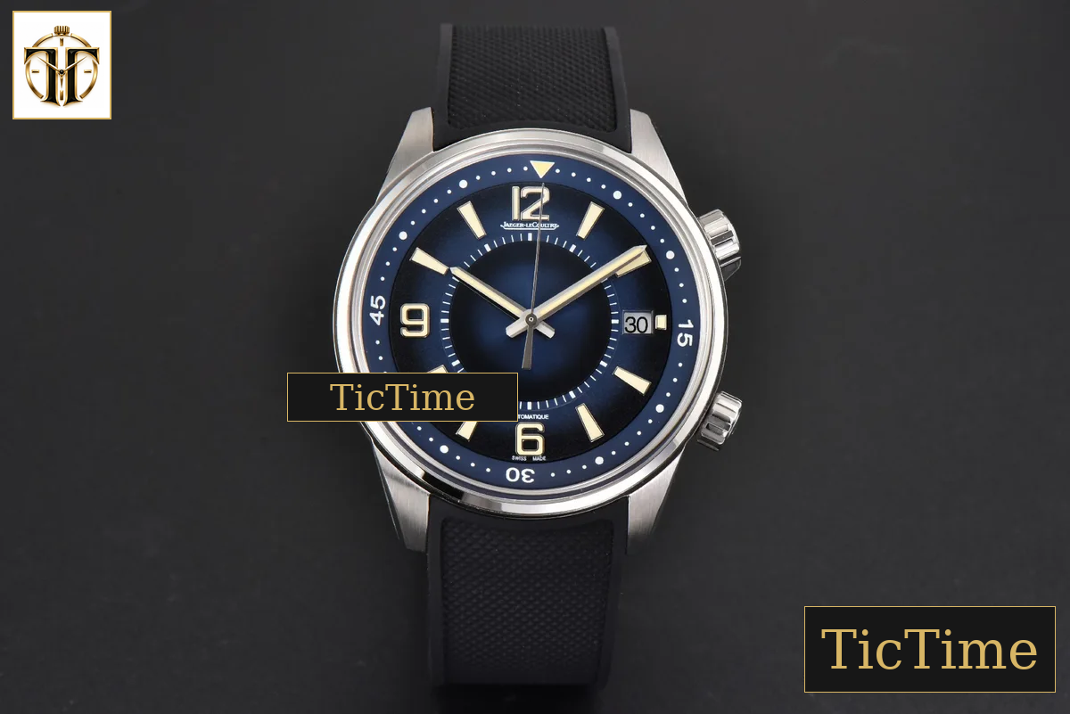 Polaris Geographic 42mm JQKF Blue Dial Black Rubber Strap A2824 — foto 3