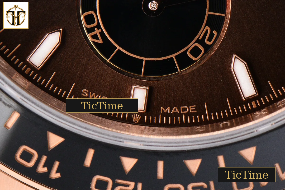 Daytona UFO 126515 40mm UF RG Black Ceramic Bezel Brown Dial Oysterflex Strap (Free Sprung) UF4131 — foto 9