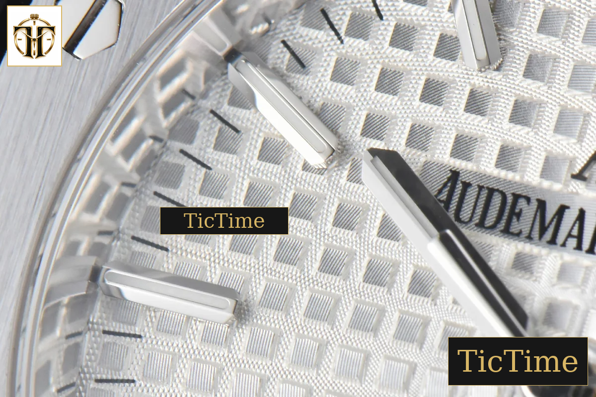 Royal Oak 15450 37mm ZF White Textured Dial SS Bracelet SA3120 — foto 8