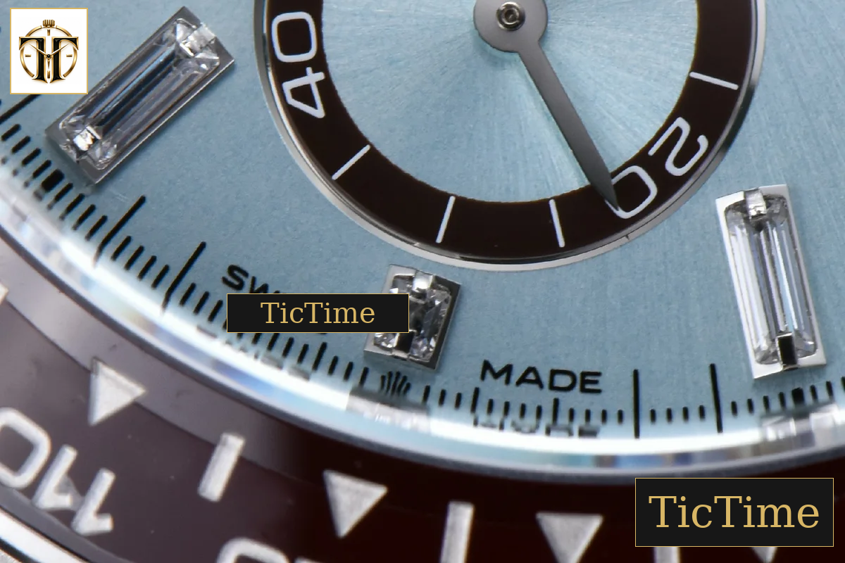 Daytona 126506 40mm Clean Factory Ice Blue Dial Diamond Markers SS Bracelet DD4131 — foto 9
