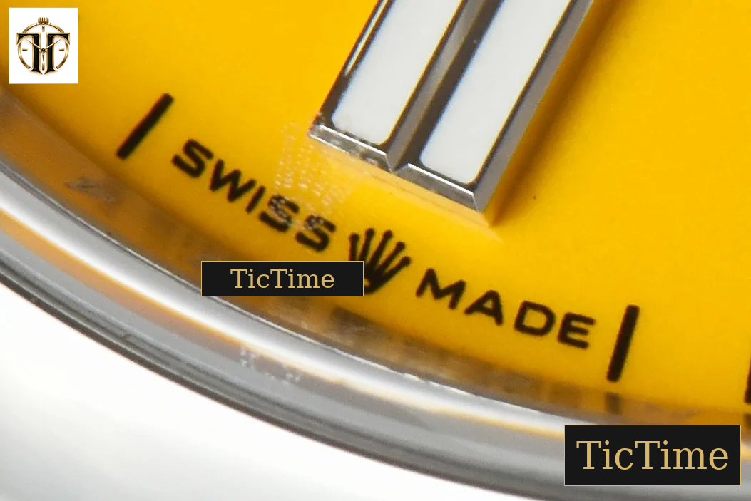 Oyster Perpetual 126000 36mm EWF Yellow Dial SS Bracelet A3230 — foto 7