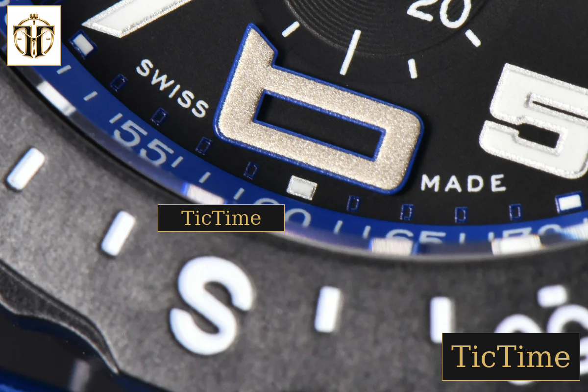 Endurance Pro 44mm OF Blue Chronometer Dial Blue Rubber Strap Swiss Quartz — foto 9