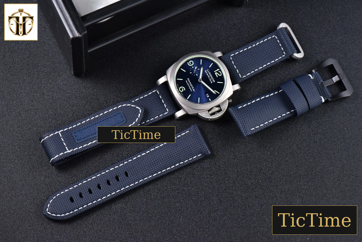 PAM1117 44mm VSF Titanium Blue Dial Blue Rubber Strap P9010 — foto 24