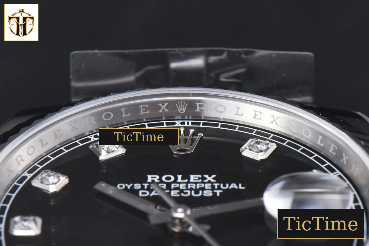 DateJust 904L 126334 41mm CF Black Dial Diamond Marker Jubilee Bracelet VR3235 — foto 13