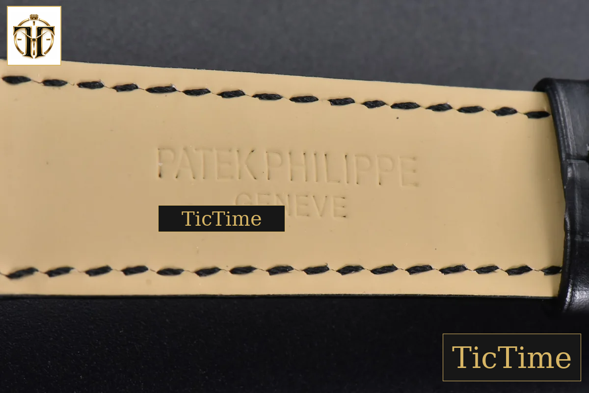 Calatrava 50th Anniversary 5057G 36.5mm IWF Gray Dial Leather Strap — foto 20